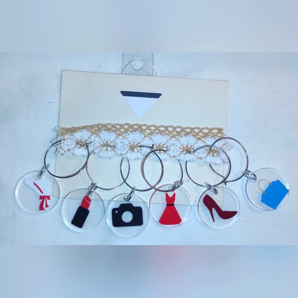 Fashion Wine Glass Charms